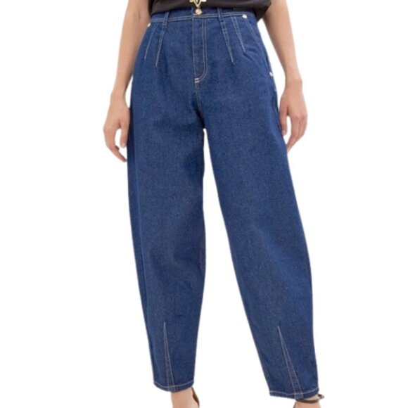United Colors of Benetton Ballon Fit High Waist Jeans, Size 28, NWT - Picture 1 of 11